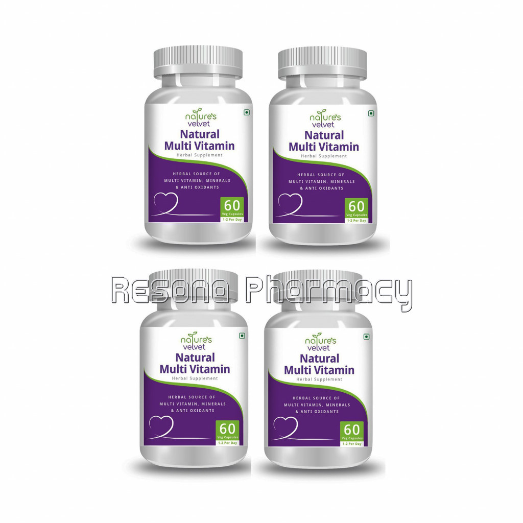 NaNaturalMultivitamins, Minerals And Antioxidants Pack Of 4