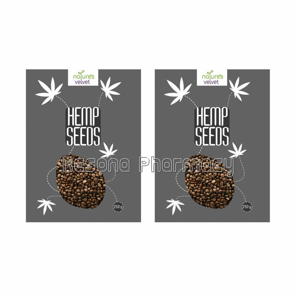Hemp Seeds, Raw And Premium, 250G Pack Of 2