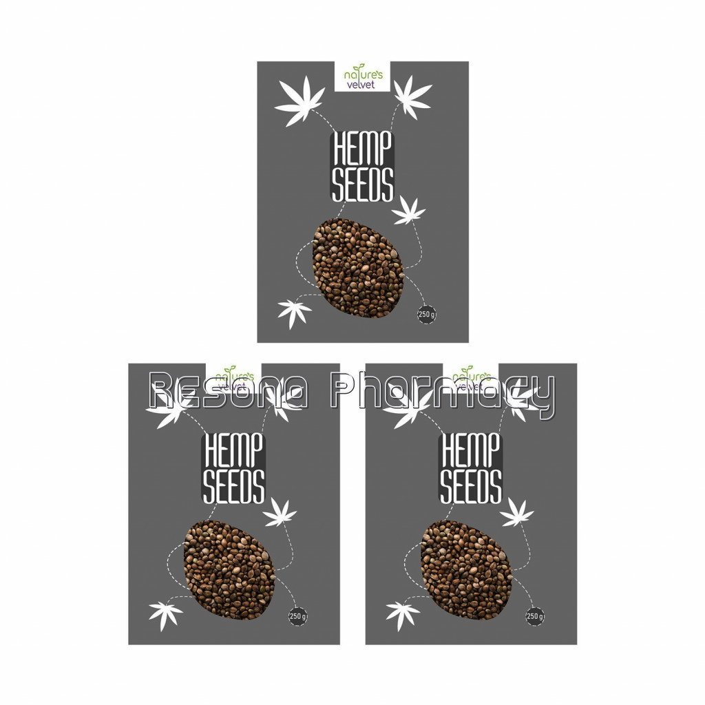 Hemp Seeds, Raw And Premium, 250G Pack Of 3