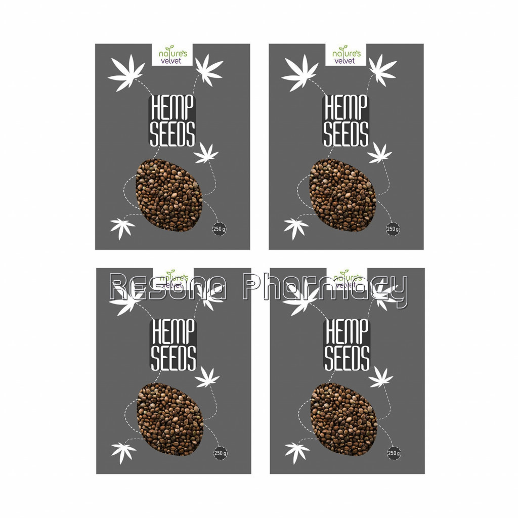 Hemp Seeds, Raw And Premium, 250G Pack Of 4