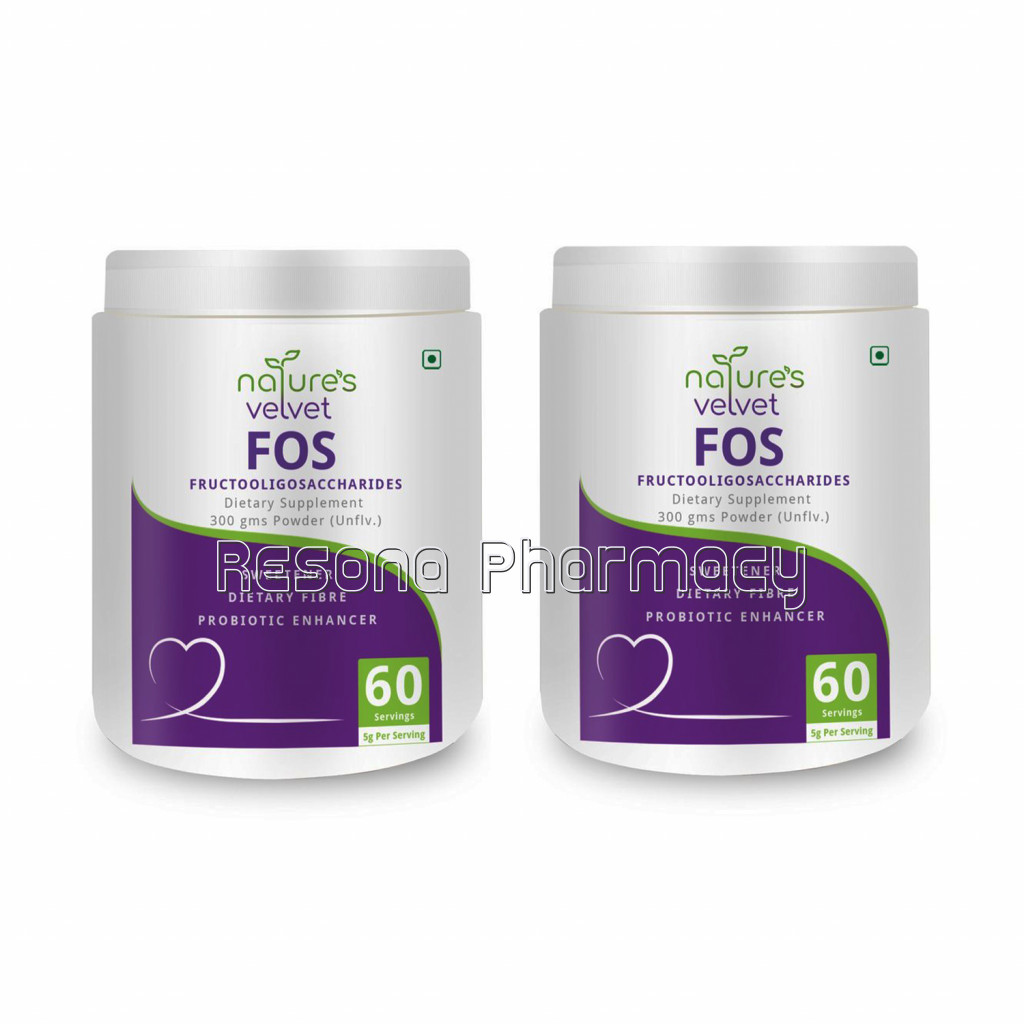 Fos Fructooligosaccharides Powder   Probiotic Enhancer 300Gms Pack Of 2