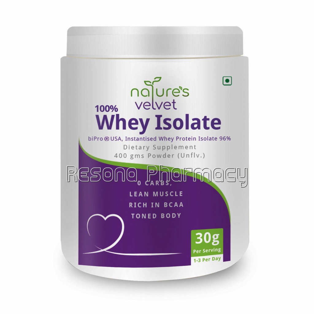 Whey Protein Isolate Powder   Bipro Manufactured In Usa   400 Gms Pack Of 1