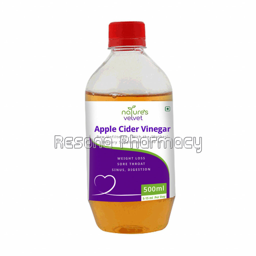 Raw Apple Cider Vinegar With The Mother 500Ml Pack Of 1