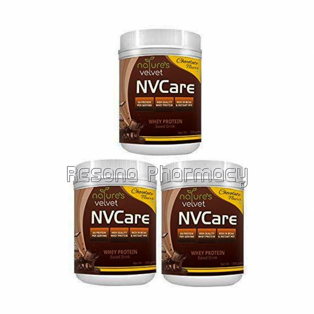 Nvcare   Whey Protein Based Drink   Chocolate Flavor 300Gms Pack Of 3