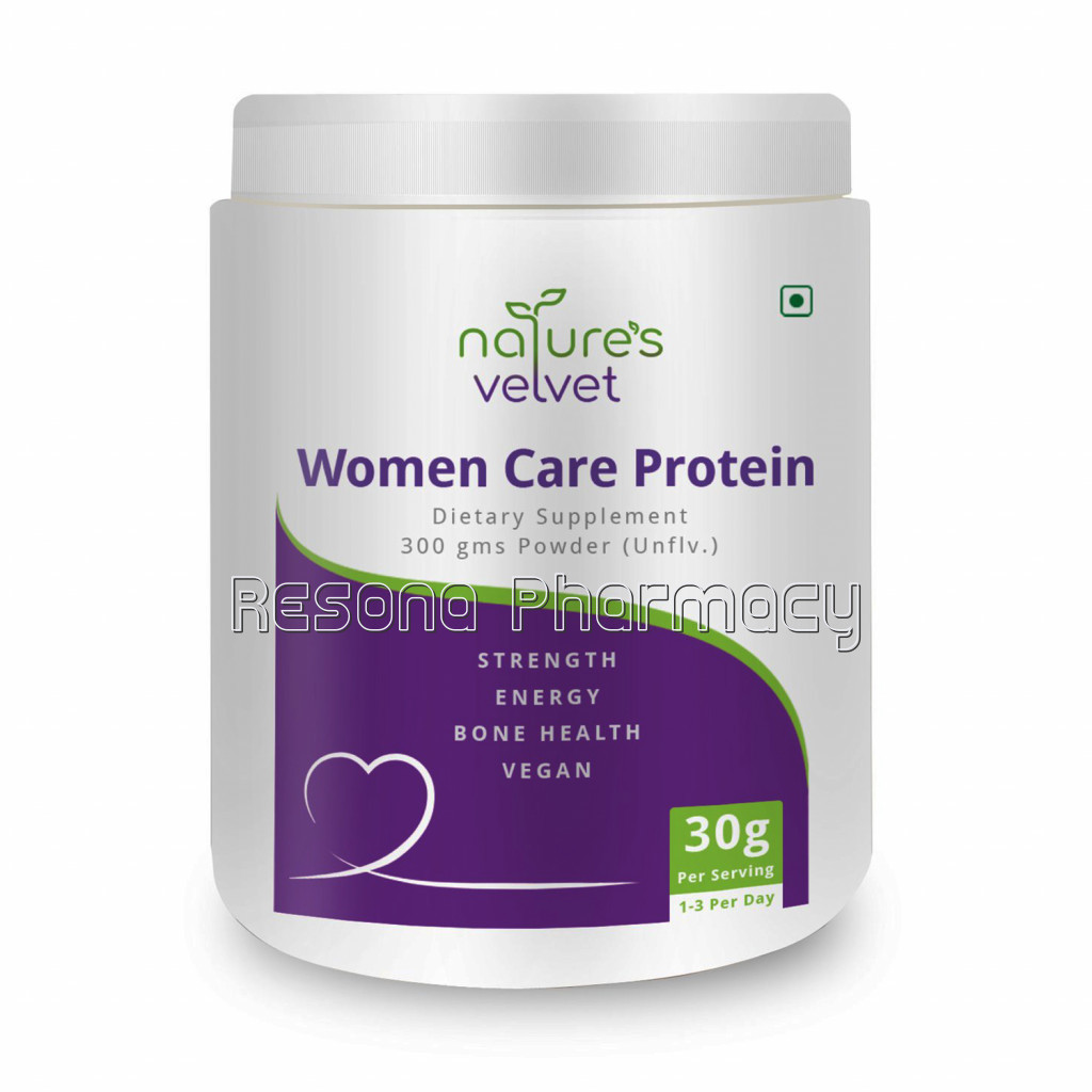 Women Care Protein For Strength And Bone Health   Vegan   Unflavored   300 Gms Powder Pack Of 1