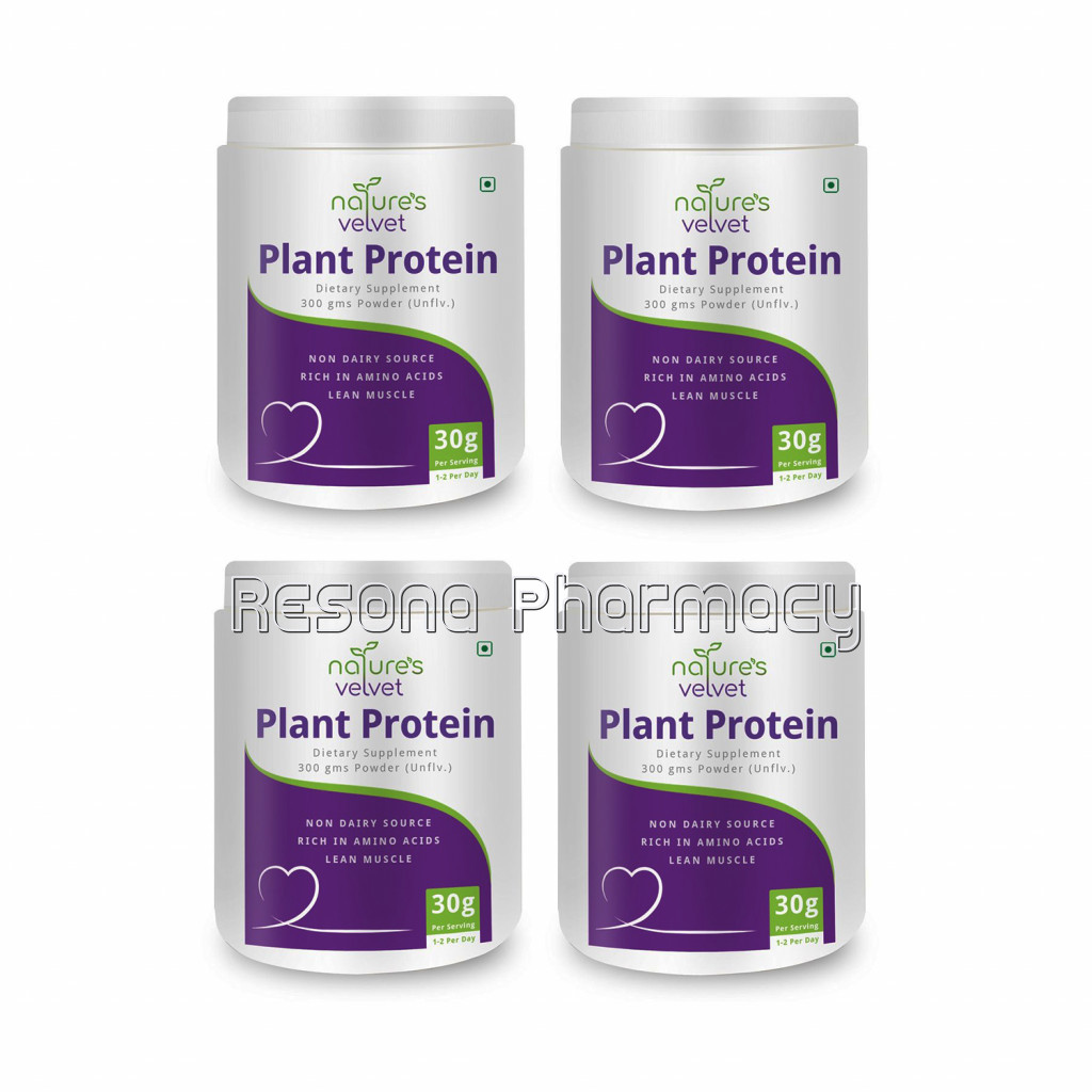 Plant Based Protein Powder   100% Vegan   Rich In Bcaas
300Gms Pack Of 4