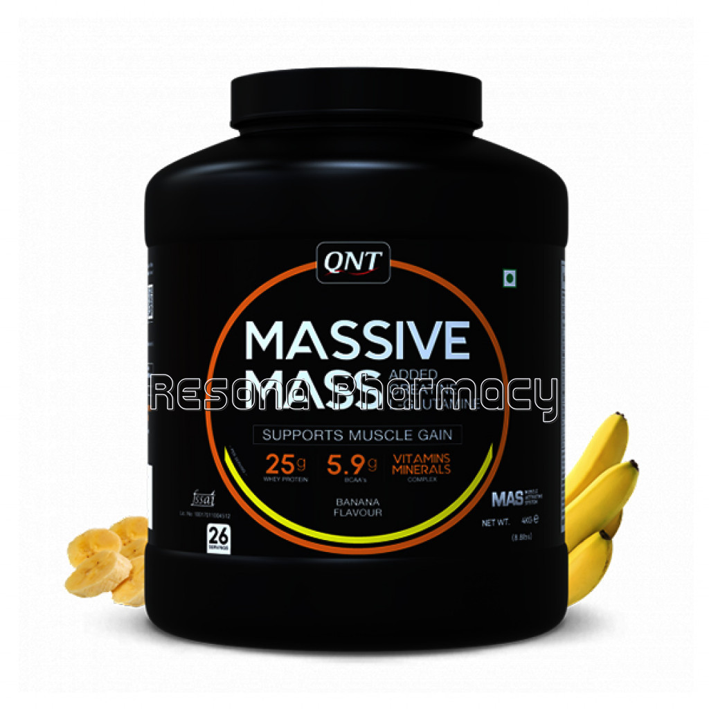 Massive Mass Gainer Banana 4Kg