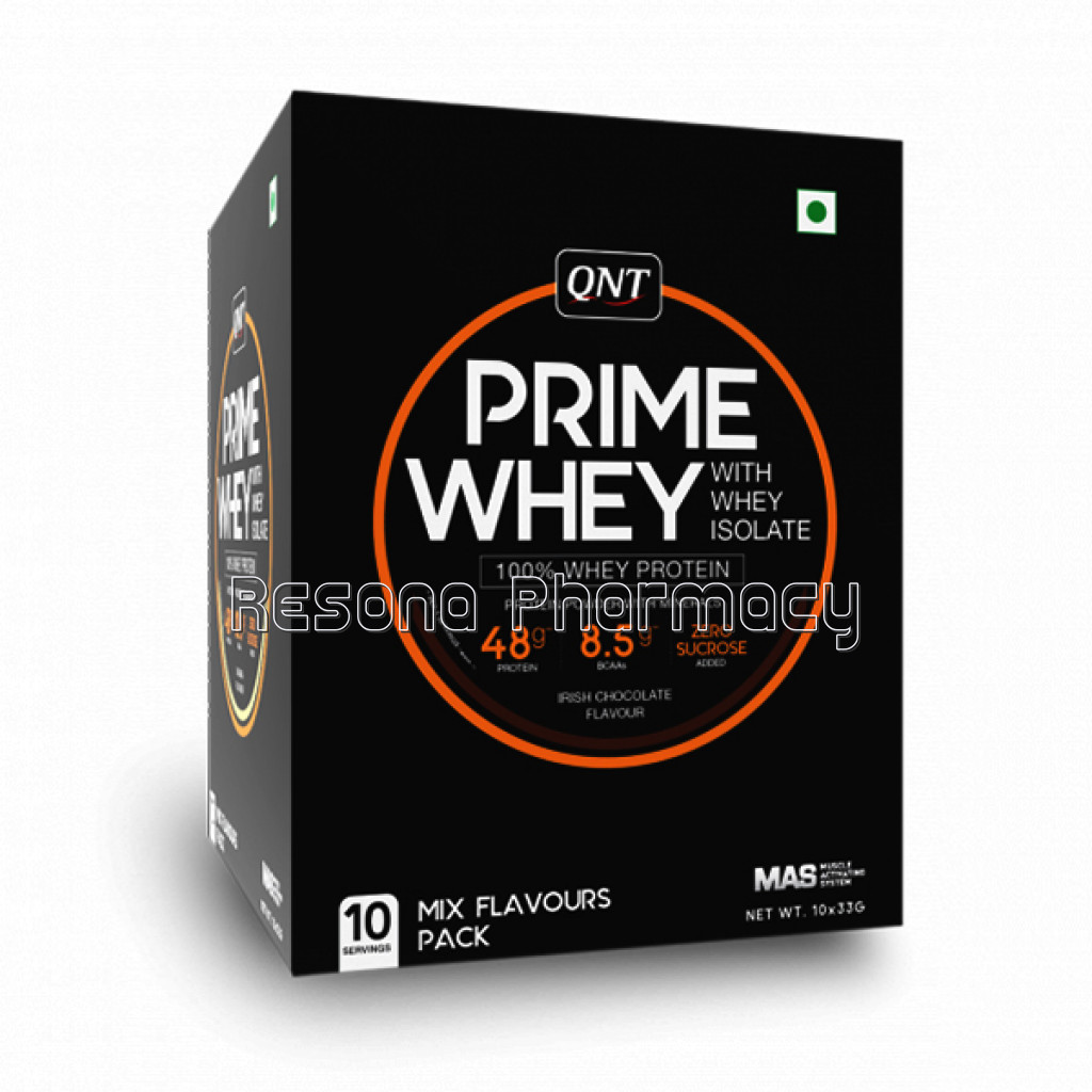 Prime Whey Trial Pack (Vanilla, Banana, Coffee and Irish Chocolate)