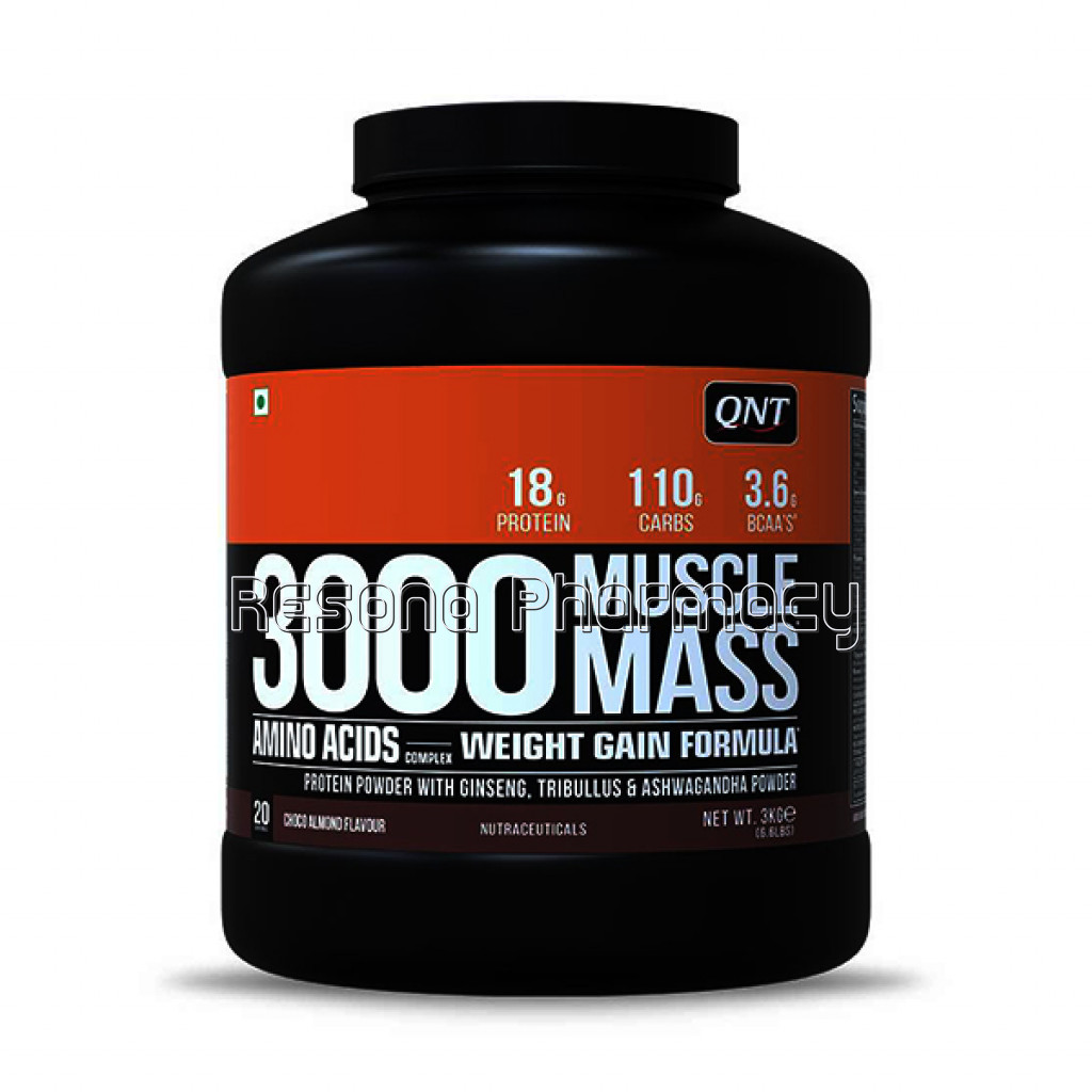3000 Muscle Mass Choco Almond 3Kg