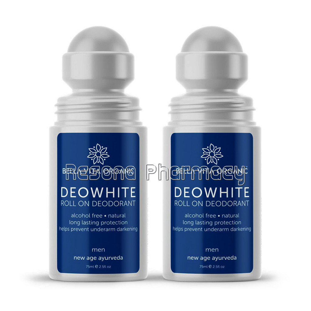 Deowhite Underarm Whitening and Lightening NaNaturalRoll On Deodorant Combo For Men 75 Ml Each