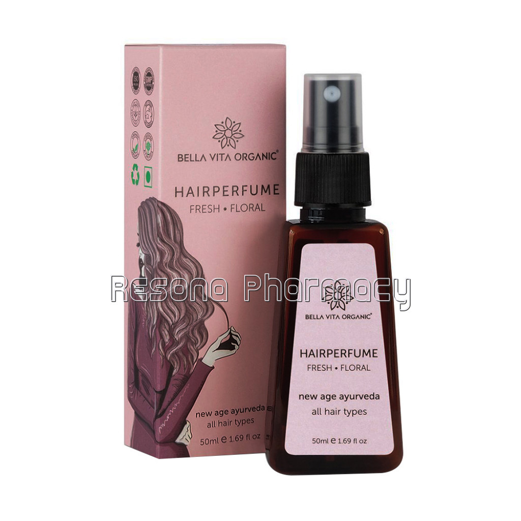 Hair Perfume Mist Spray For All Hair Types Alcohol Free With Fresh And Floral Long Lasting Fragrance Unisex   50Ml