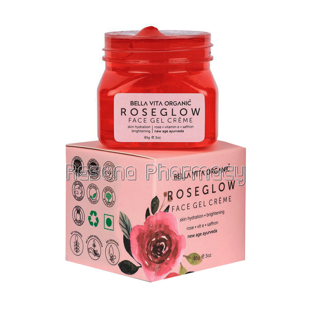 Rose Glow Face Gel For Pore Minimising, Oil Control and Skin Brightening, 85 Gm
