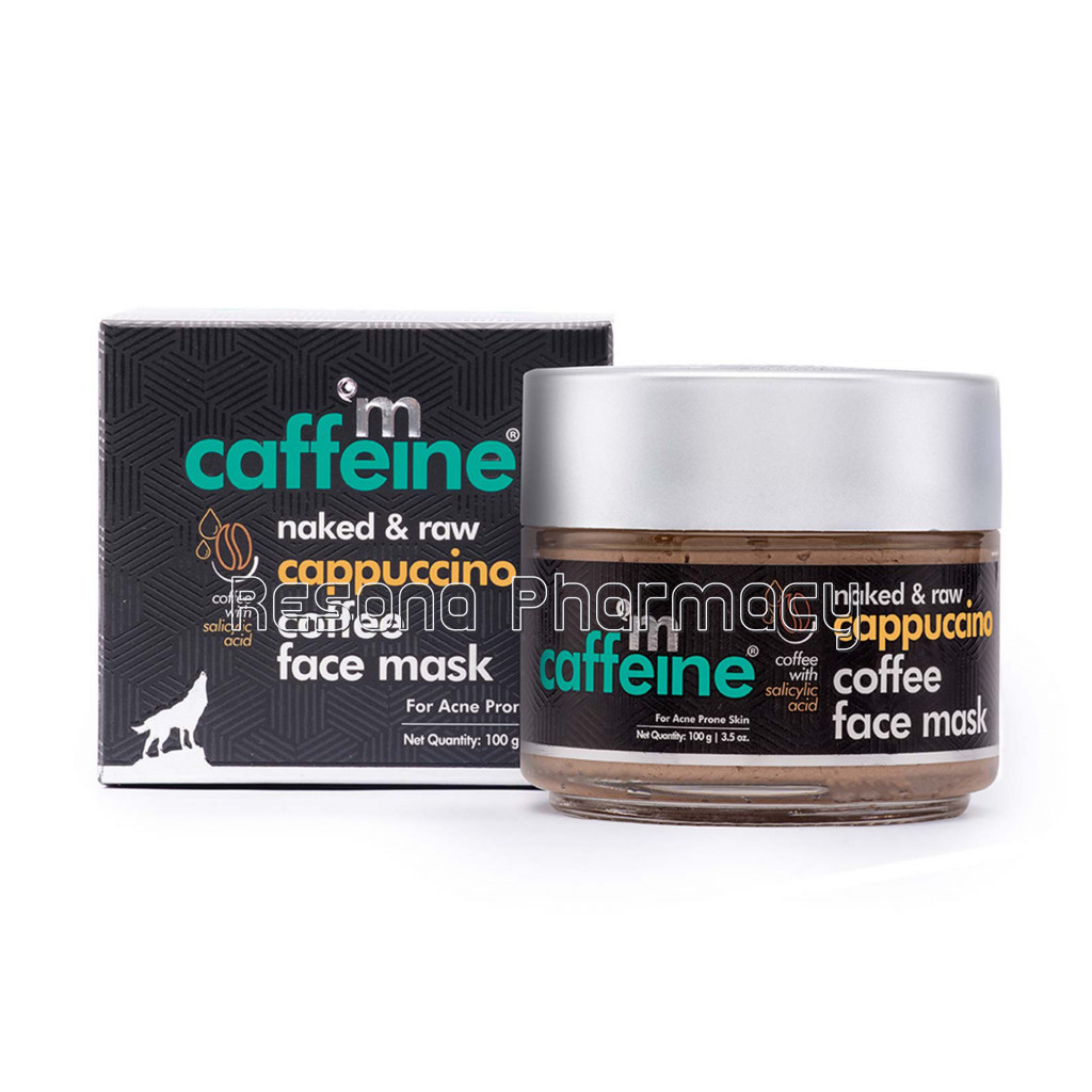 Cappuccino Coffee Face Mask With Salicylic Acid, Kaolin Clay | For Acne Prone Skin   100Gm