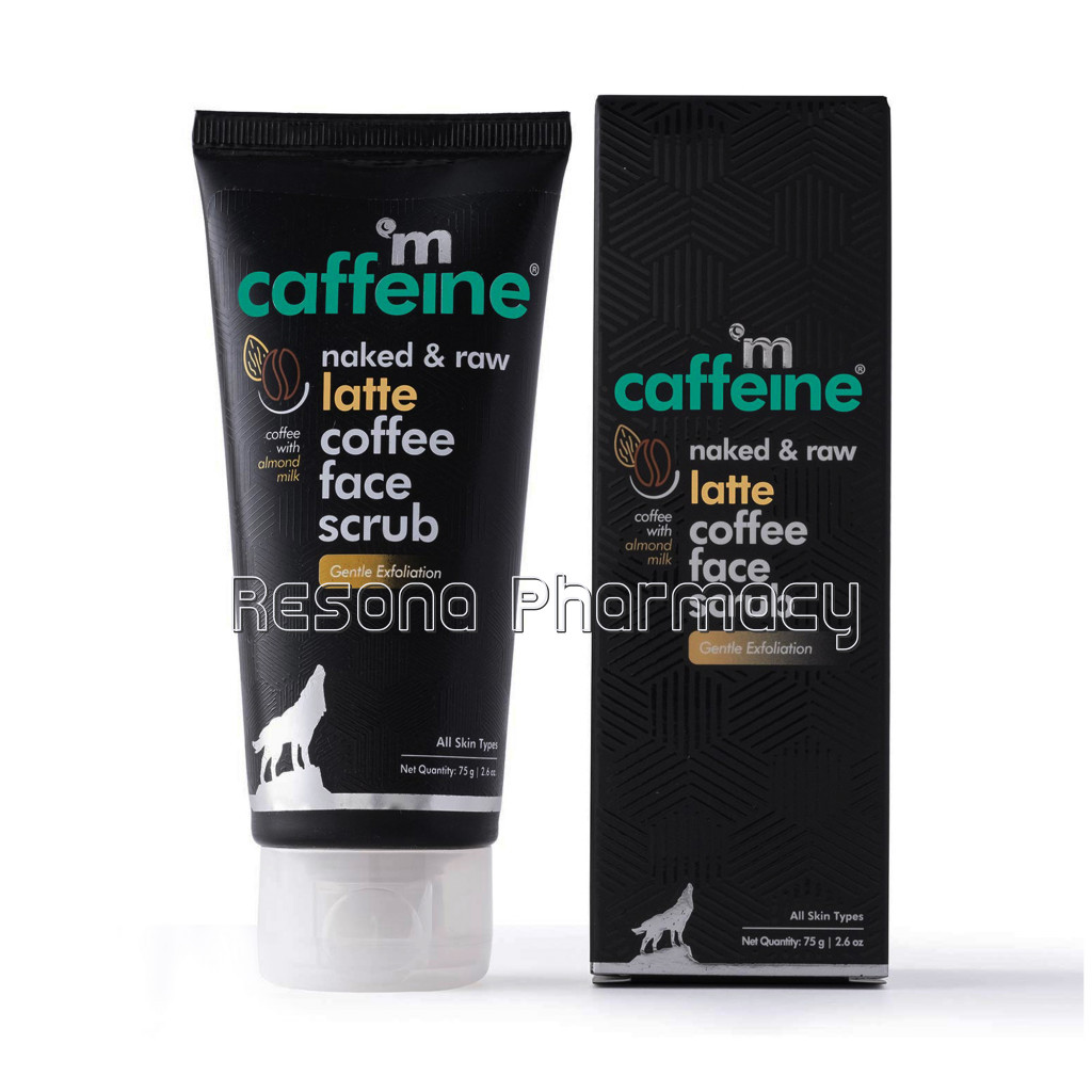 Latte Coffee Face Scrub With Shea Butter, Almond Milk   75Ml