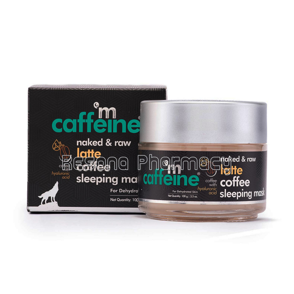 Latte Coffee Sleeping Mask With Hyaluronic Acid, Niacinamide | For Dehydrated Skin   100Gm