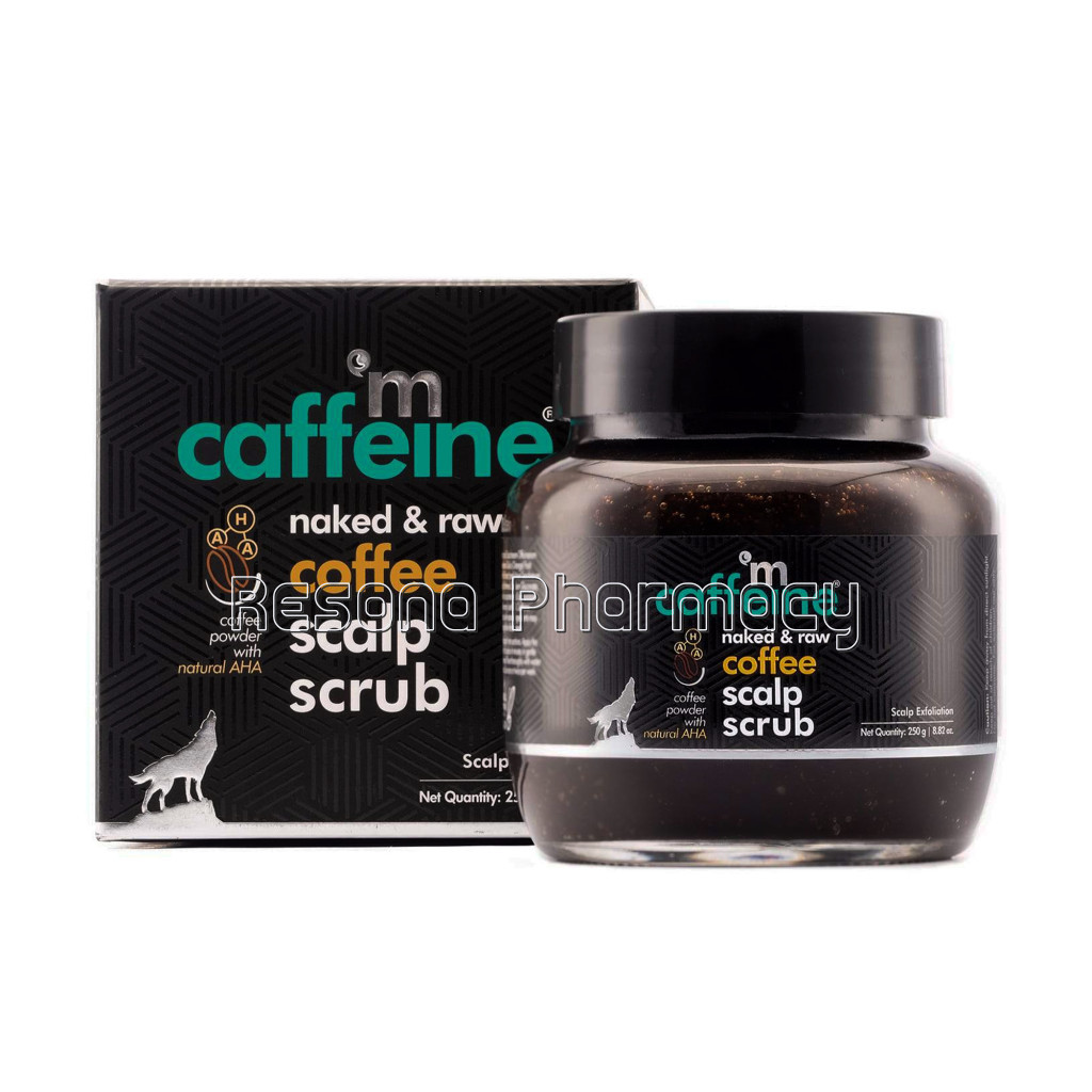 Naked and Raw Coffee Scalp Scrub, 250 Gm | Sulphate and Silicone Free