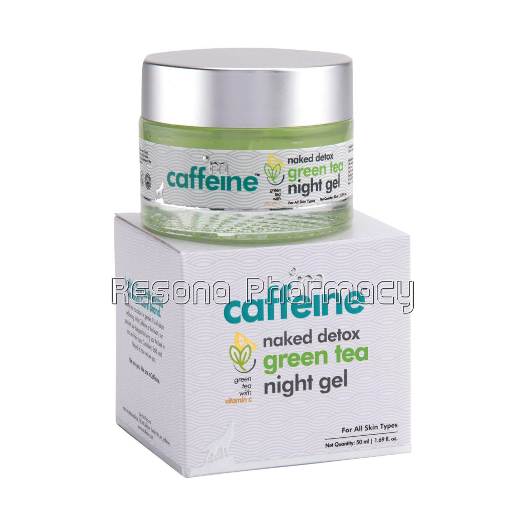 Naked Detox Green Tea Night Gel With Vitamin C, 50Ml