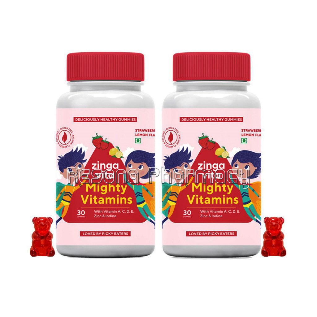Mighty Vitamins Gummies Pack Of 2