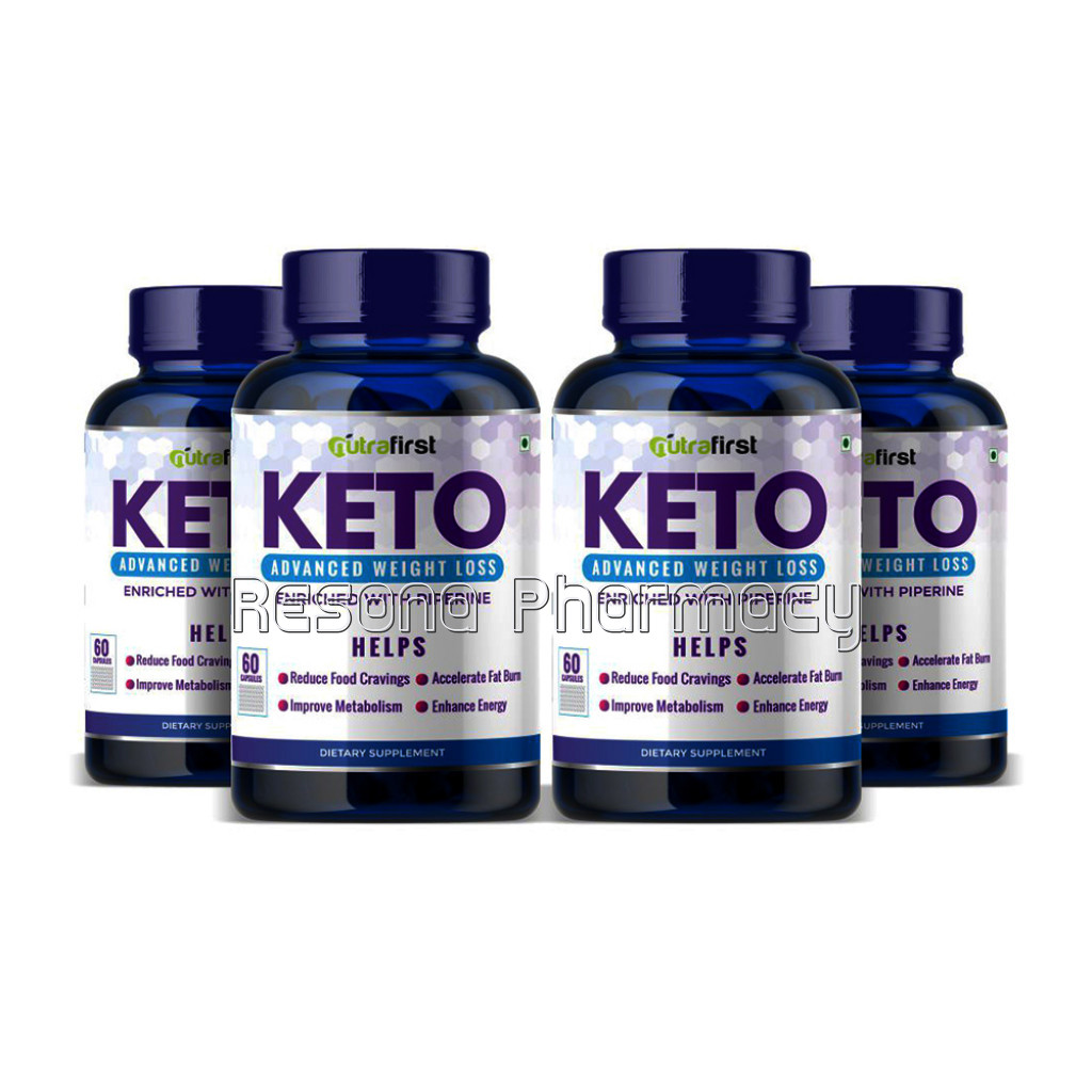 Keto Pills Supplements 4 Bottles Pack