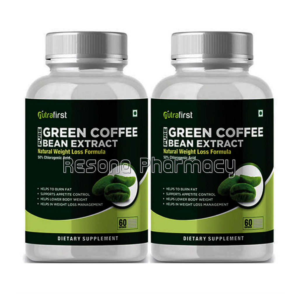 Green Coffee Beans For Weight Loss (2 Bottles Pack)