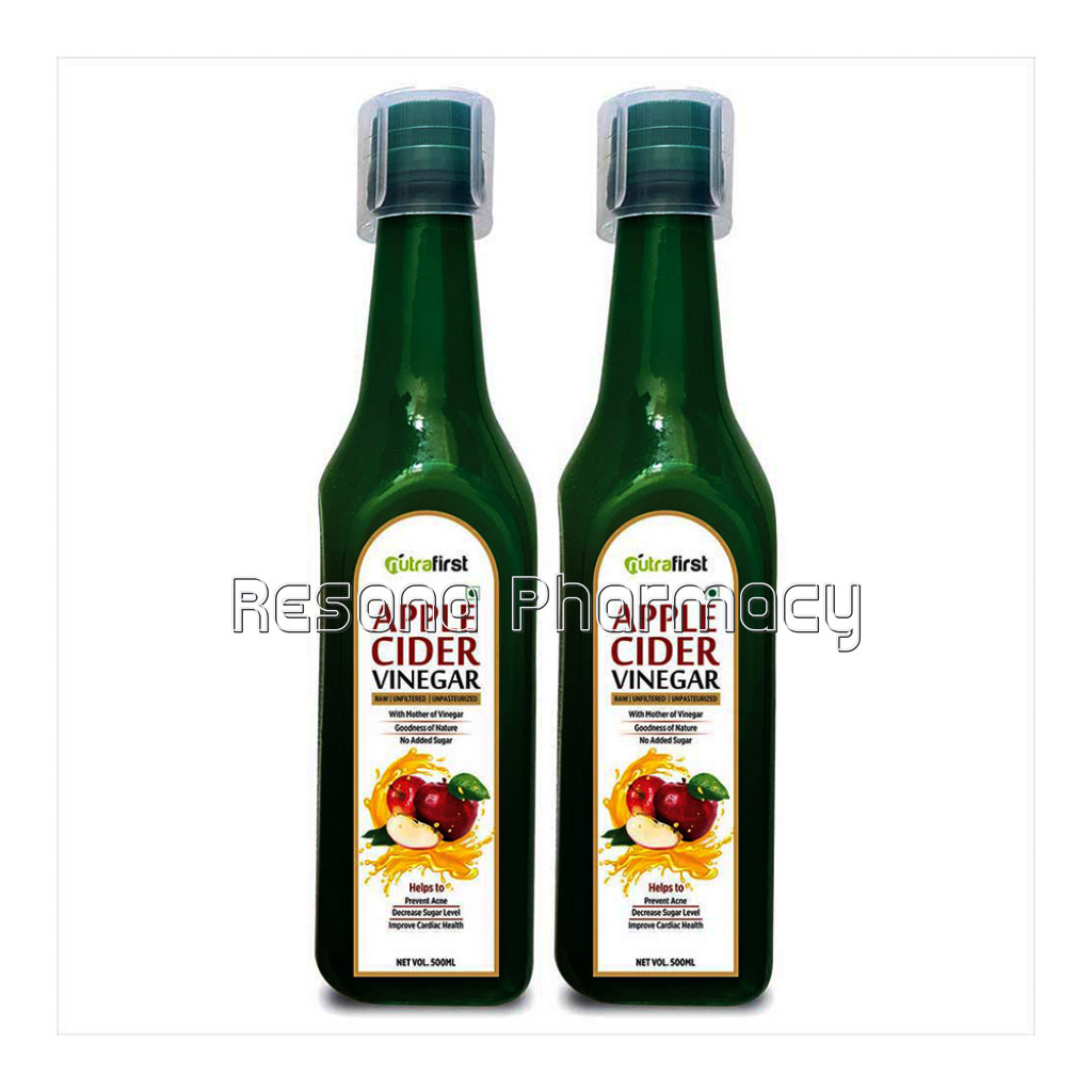 Organic Apple Cider Vinegar 500Ml (2 Bottles Pack)