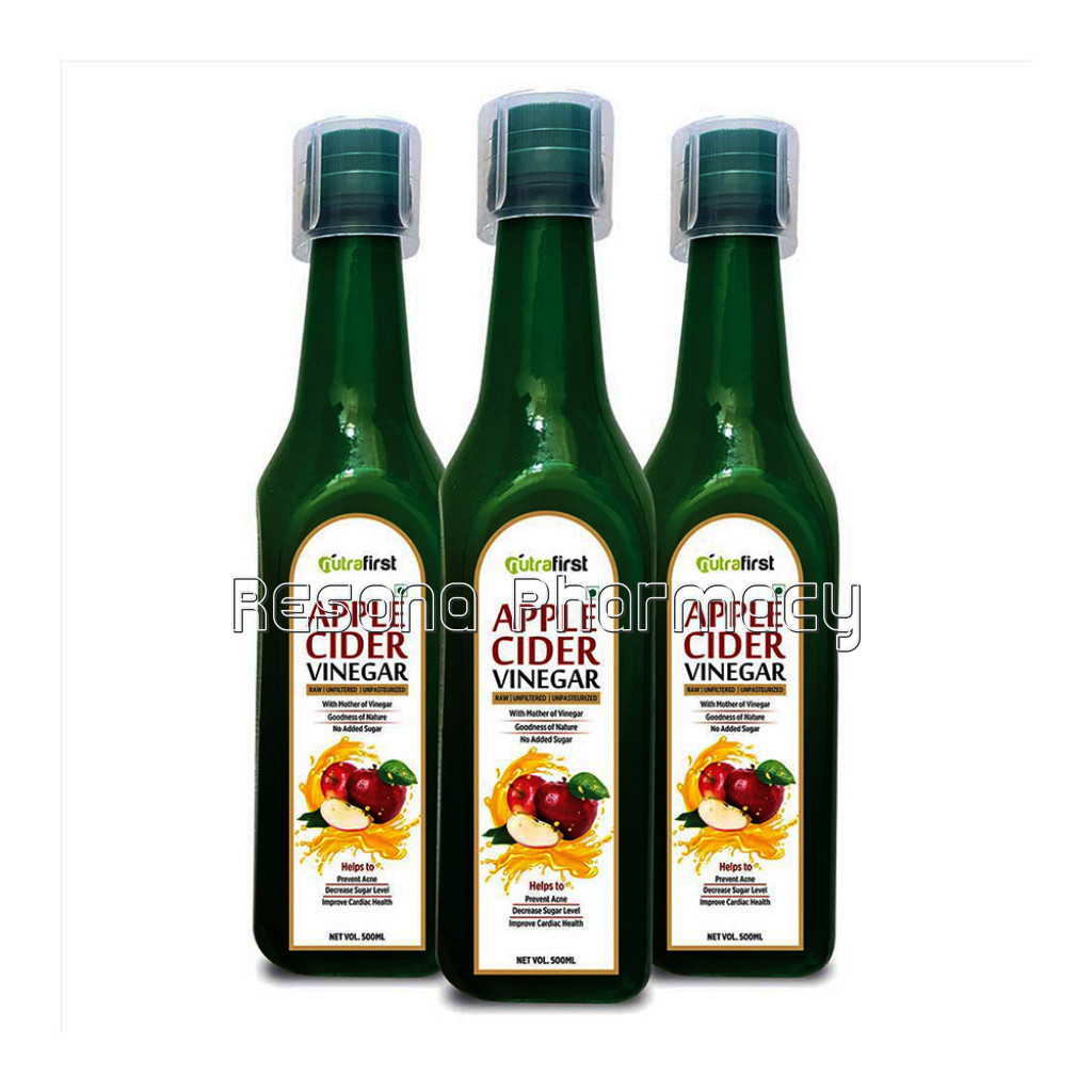 Raw And Pure Apple Cider Vinegar 500Ml (3 Bottles Pack)