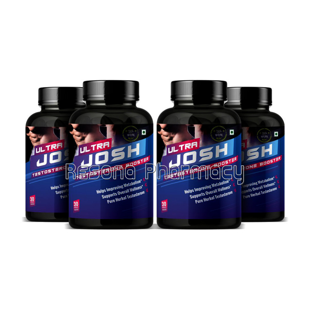 Nutrafirst Ultra Josh | Best Supplements To Boost Testosterone Levels (4 Bottles Pack)