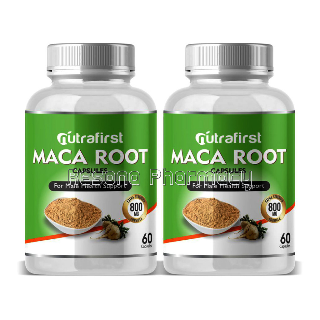 Nutrafirst Maca Root 500Mg For Endurance And Energy – 60 Capsules (Pack Of 2)