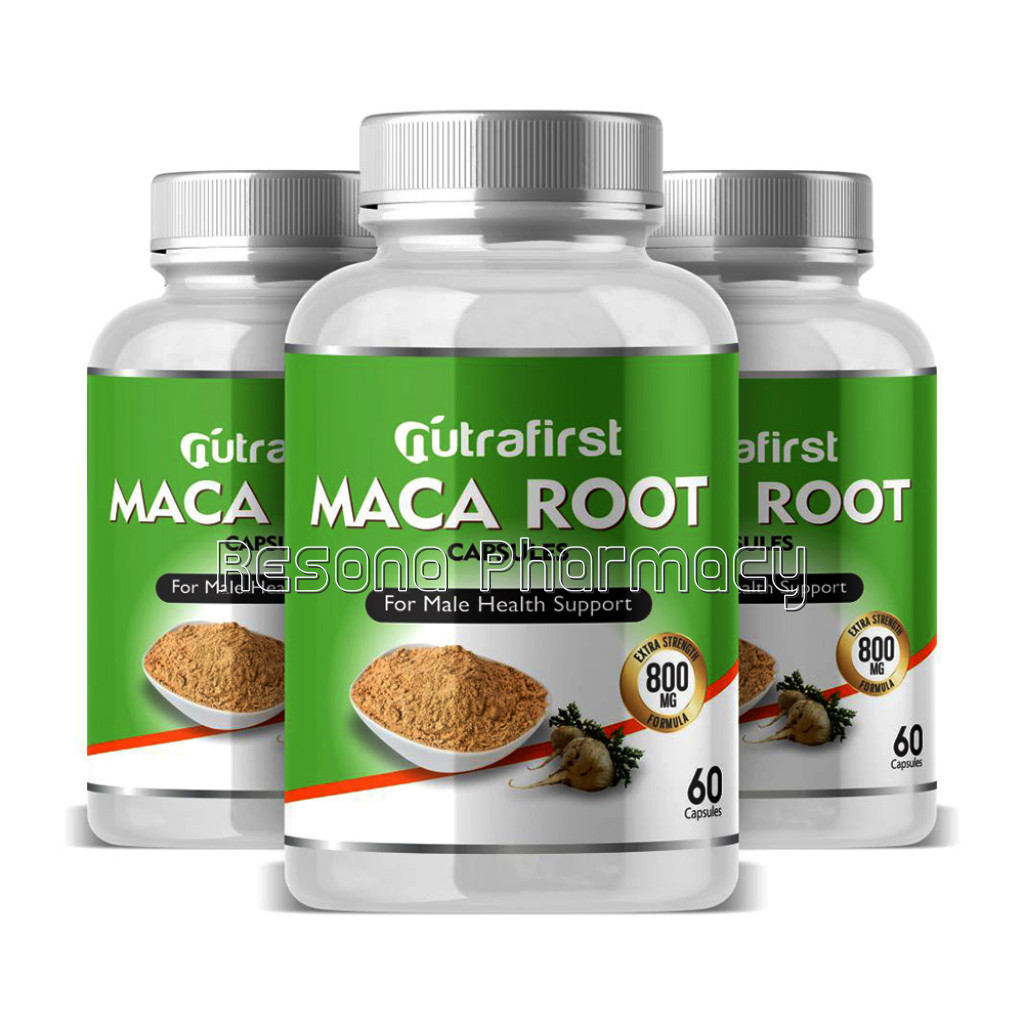 Nutrafirst Maca Root 500Mg For Endurance And Energy – 60 Capsules (Pack Of 3)