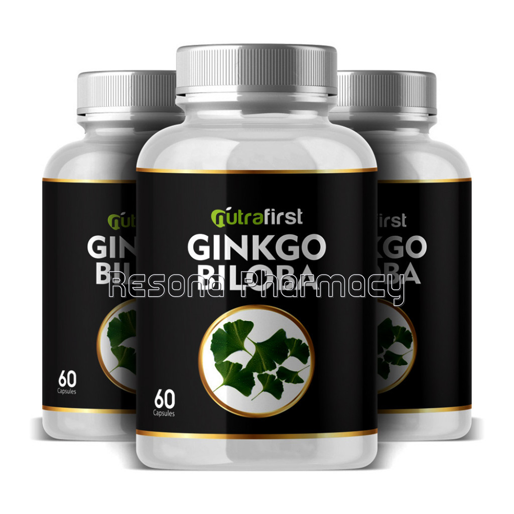 Ginkgo Biloba Capsules 500Mg For Sharp Memory – 60 Capsules (Pack Of 3)