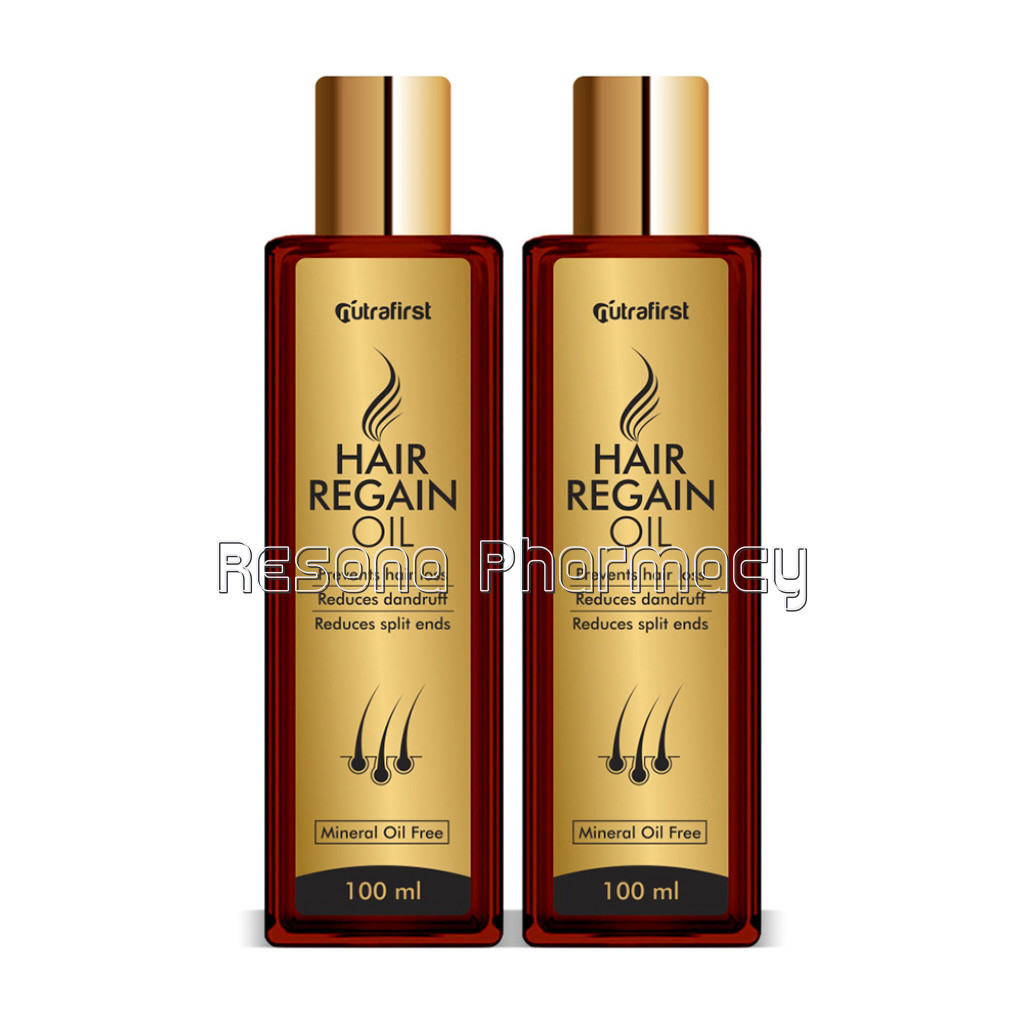 Nutrafirst Hair Regain Oil For Hair Growth 100% NaNatural– 100Ml (Pack Of 2)