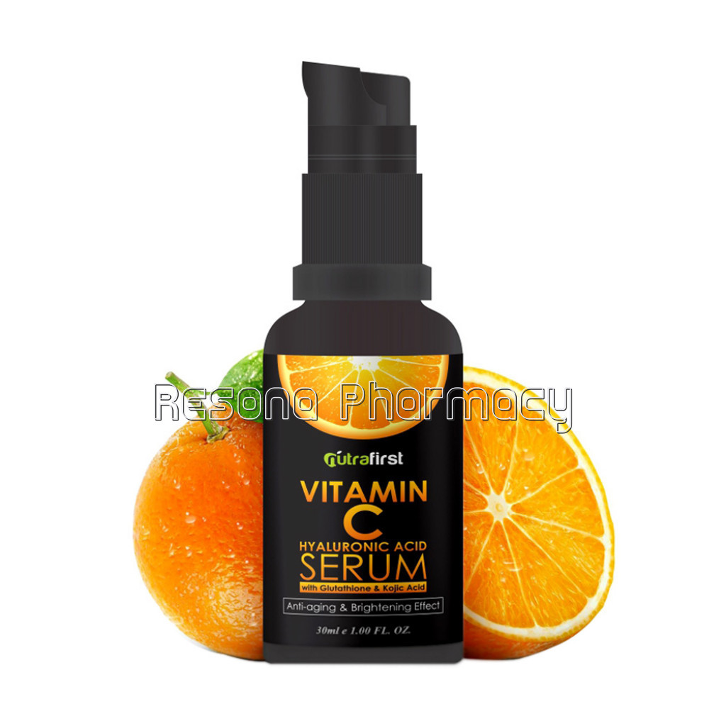 Nutrafirst Vitamin C With Hyaluronic Acid Serum For Clear And Glowing Skin – 30Ml