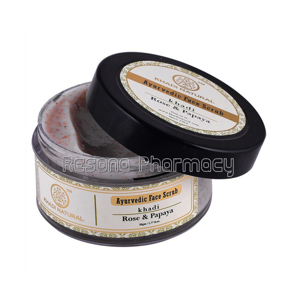 Khadi NaNaturalRose and Papaya Face Scrub