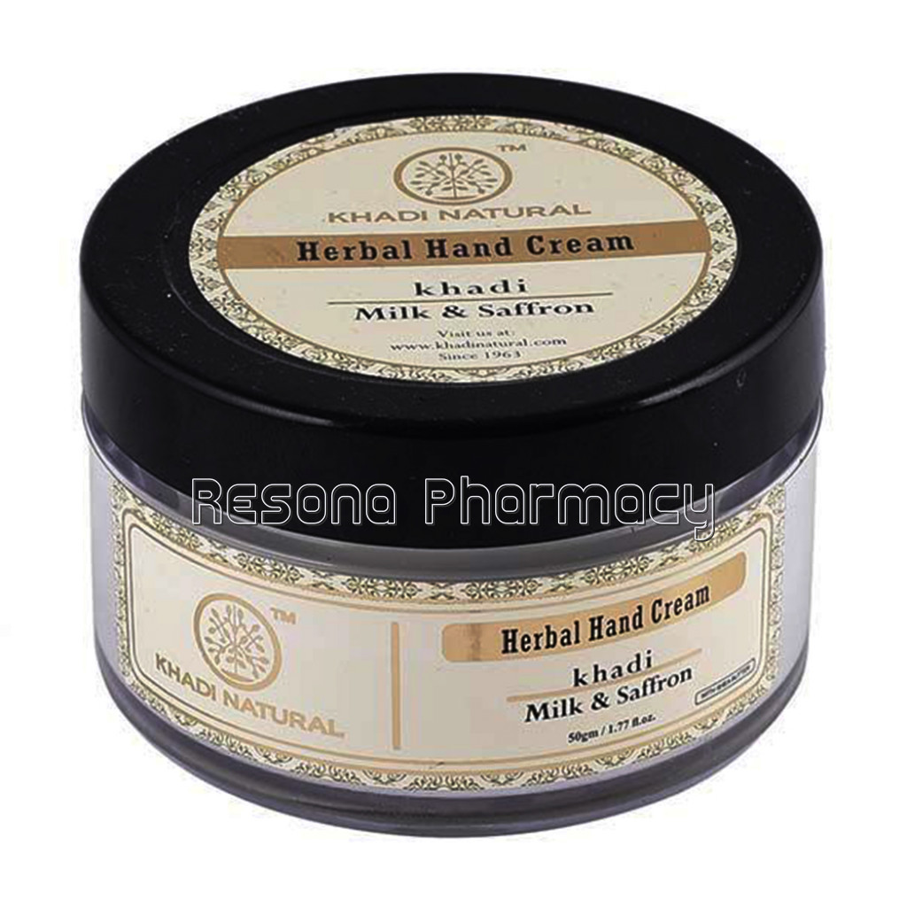 Khadi NaNaturalHand Cream Milk and Saffron   With Sheabutter