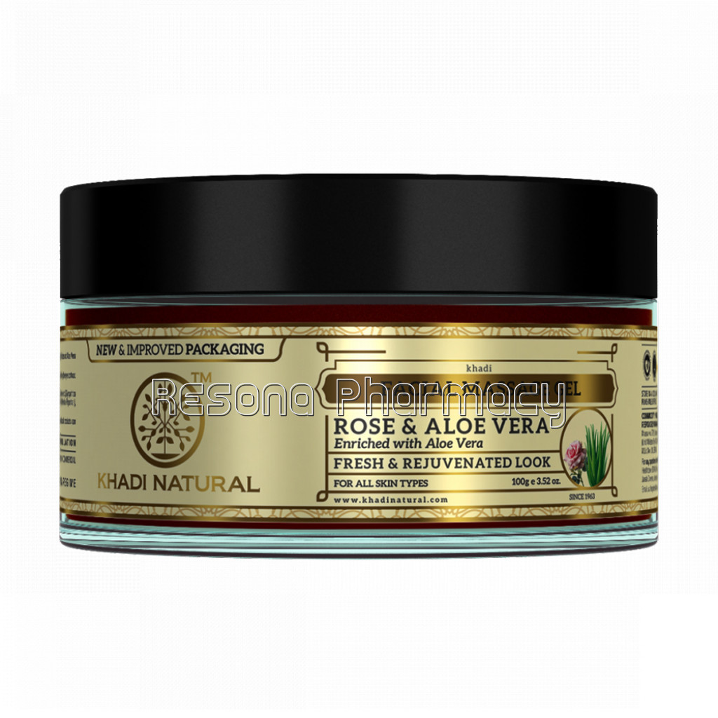 Khadi NaNaturalRose and Aloevera Facial Massage Gel