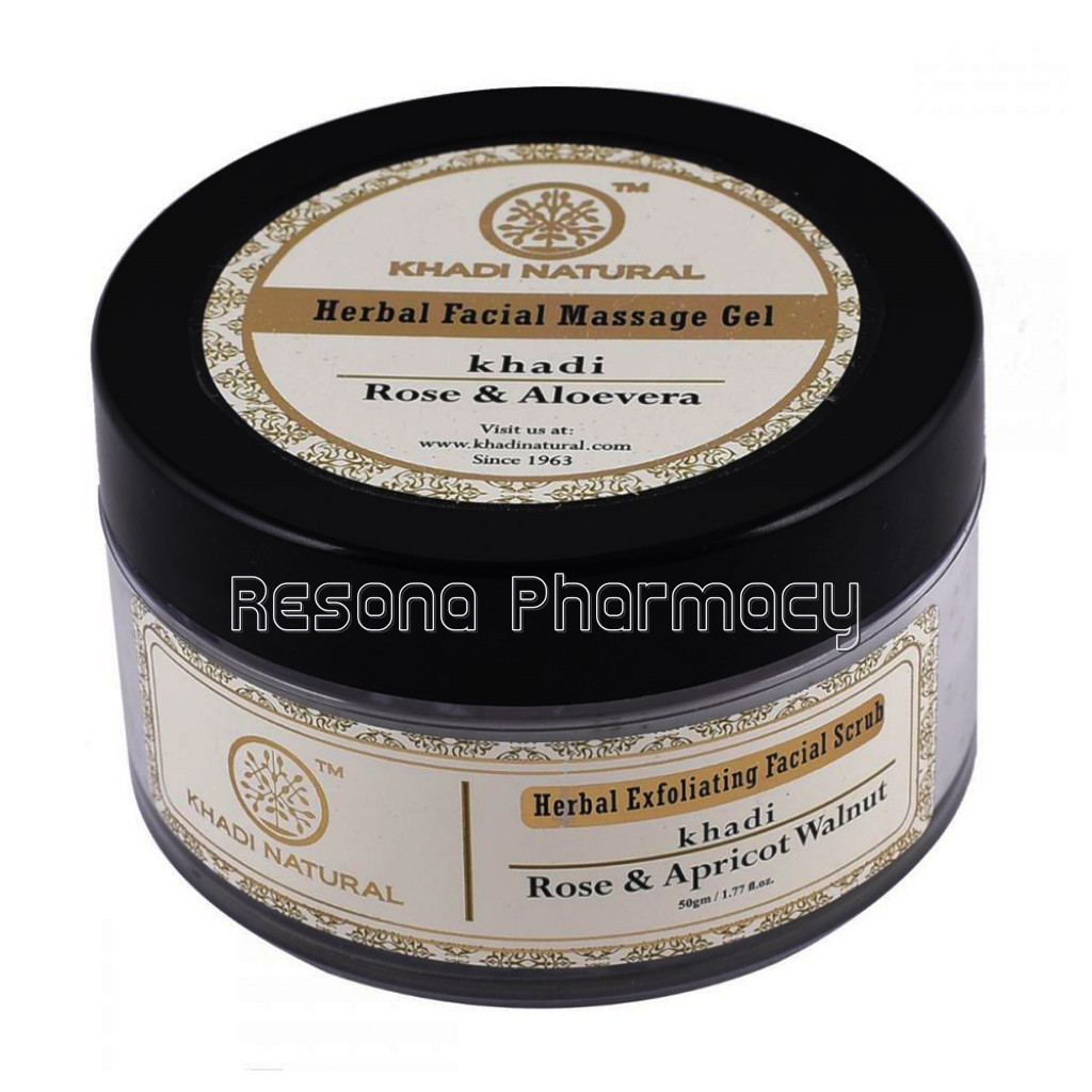 Khadi NaNaturalRose, Apricot and Walnut Exfoliating Facial Scrub
