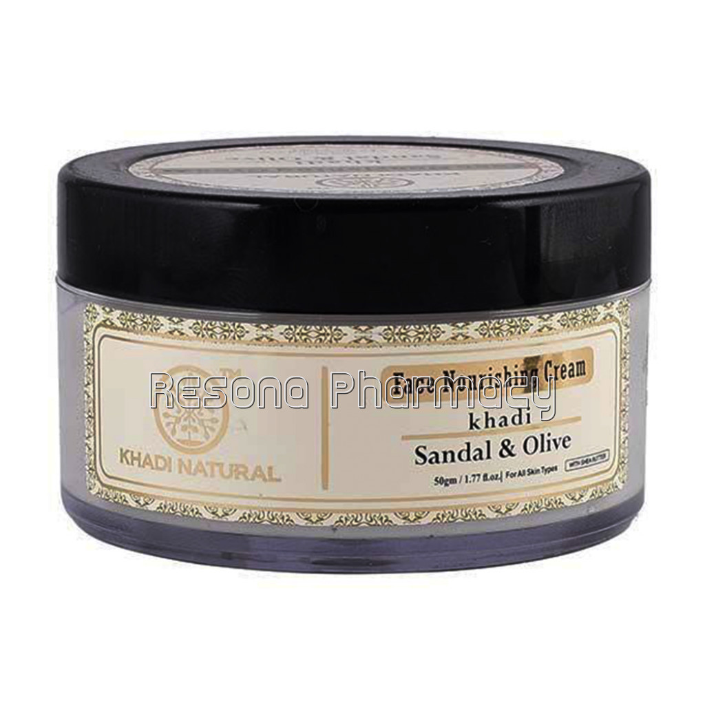 Khadi NaNaturalSandal and Olive Face Nourishing Cream With Sheabutter