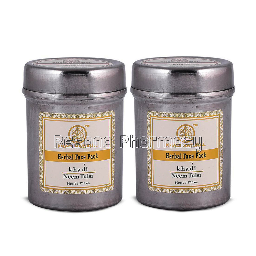 Khadi NaNaturalNeem Tulsi Face Pack (Set Of 2)