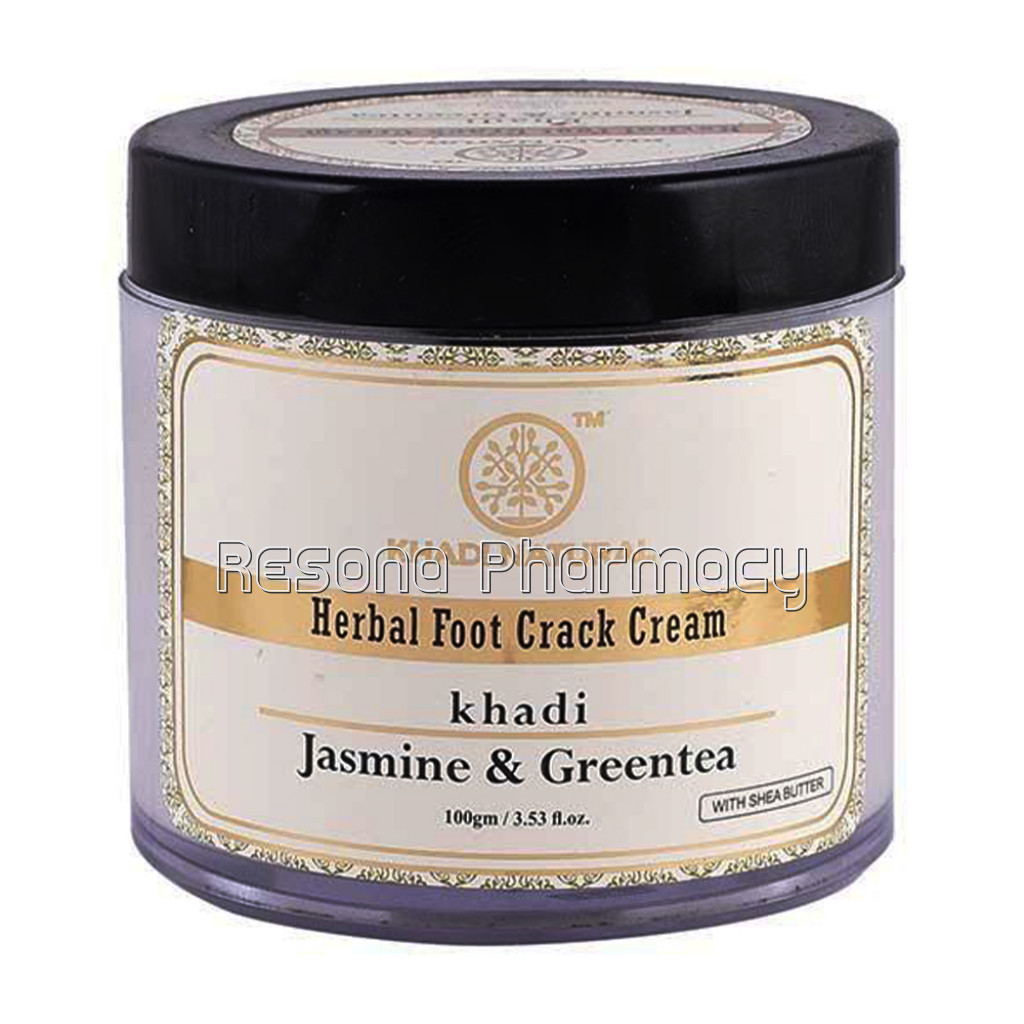Khadi NaNaturalJasmine and Green Tea Herbal Foot Crack Cream / With Sheabutter