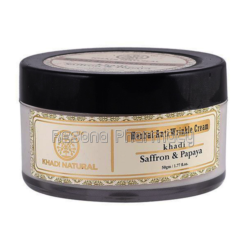 Khadi NaNaturalSaffron and Papaya Anti Wrinkle Cream
