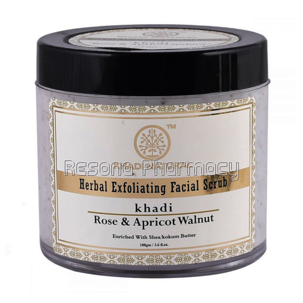 Khadi NaNaturalApricot and Walnut Cream Scrub With Rose
