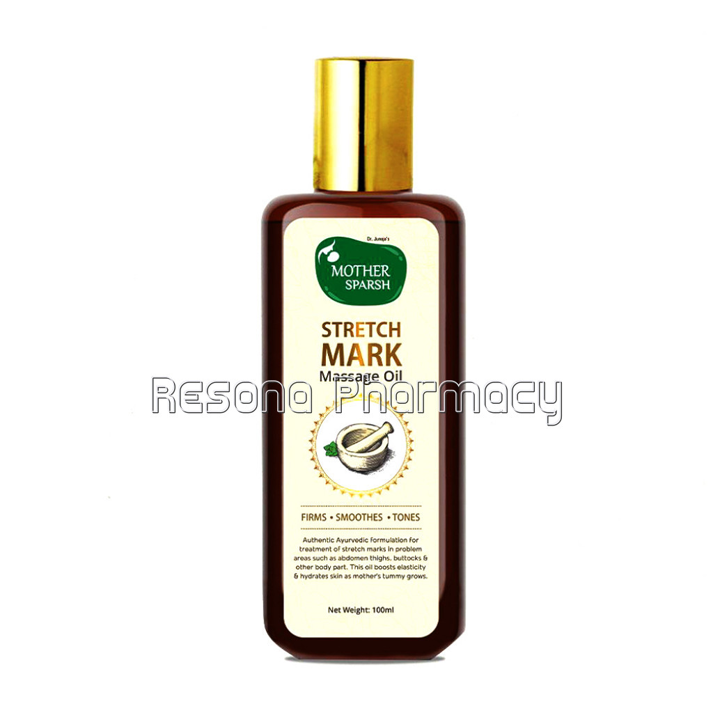 Stretch Mark Massage Oil With Nariyala, Jiwanti, Peepal, Kachur For Reducing Stretch Marks And Scars