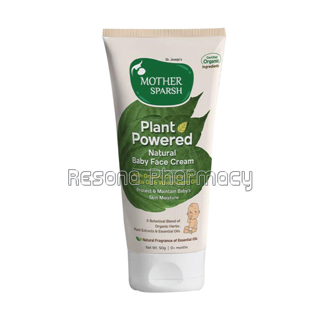 Plant Powered Baby Face Cream With Coconut, Jojoba and Wheat Germ Oil For Baby'S Sensitive Skin