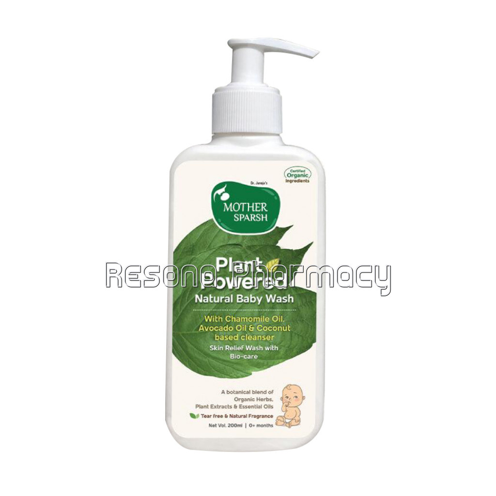 Plant Powered NaNaturalBaby Wash With Organic Chamomile Oil, Avocado Oil And Coconut Based Cleanser For Skin Relief