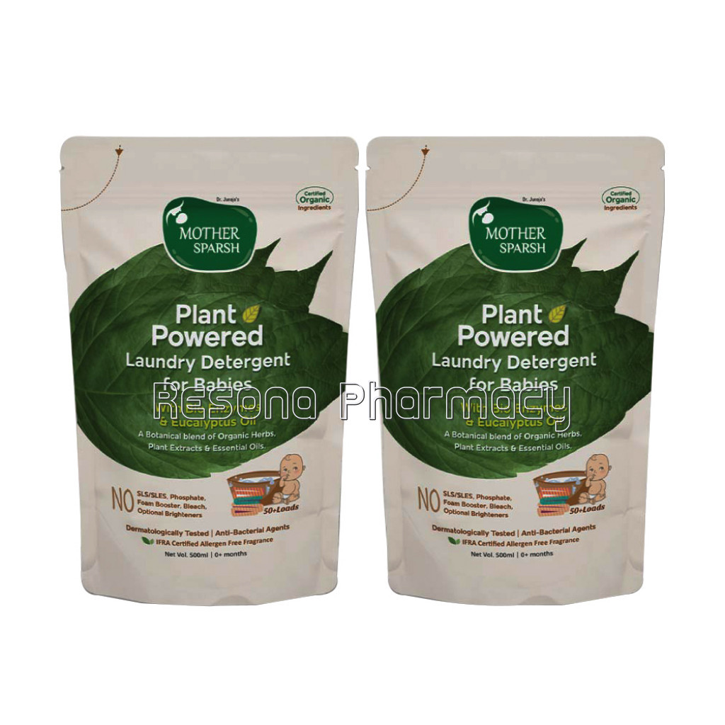 Plant Powered Laundry Detergent For Babies || Refill Pack ( 2 X 500 Ml)