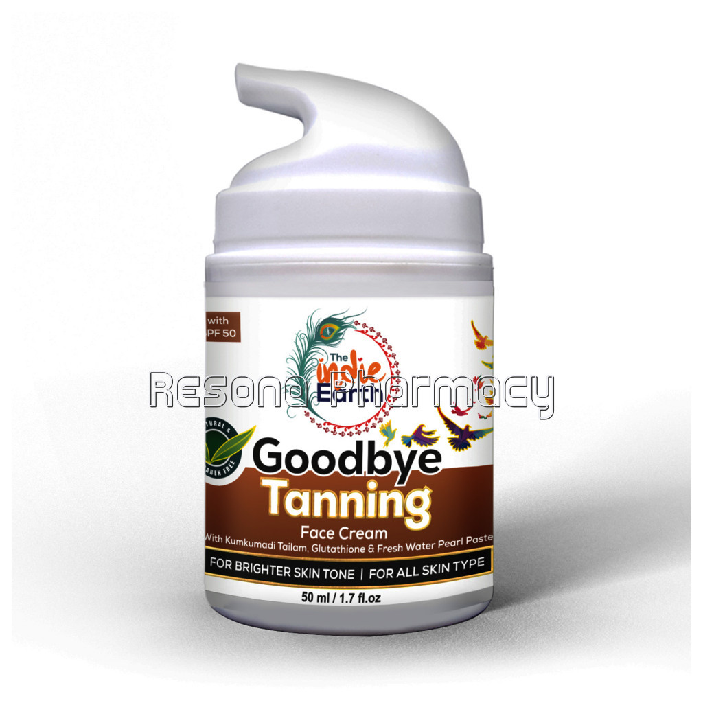 The Indie Earth Goodbye Tanning Face Cream