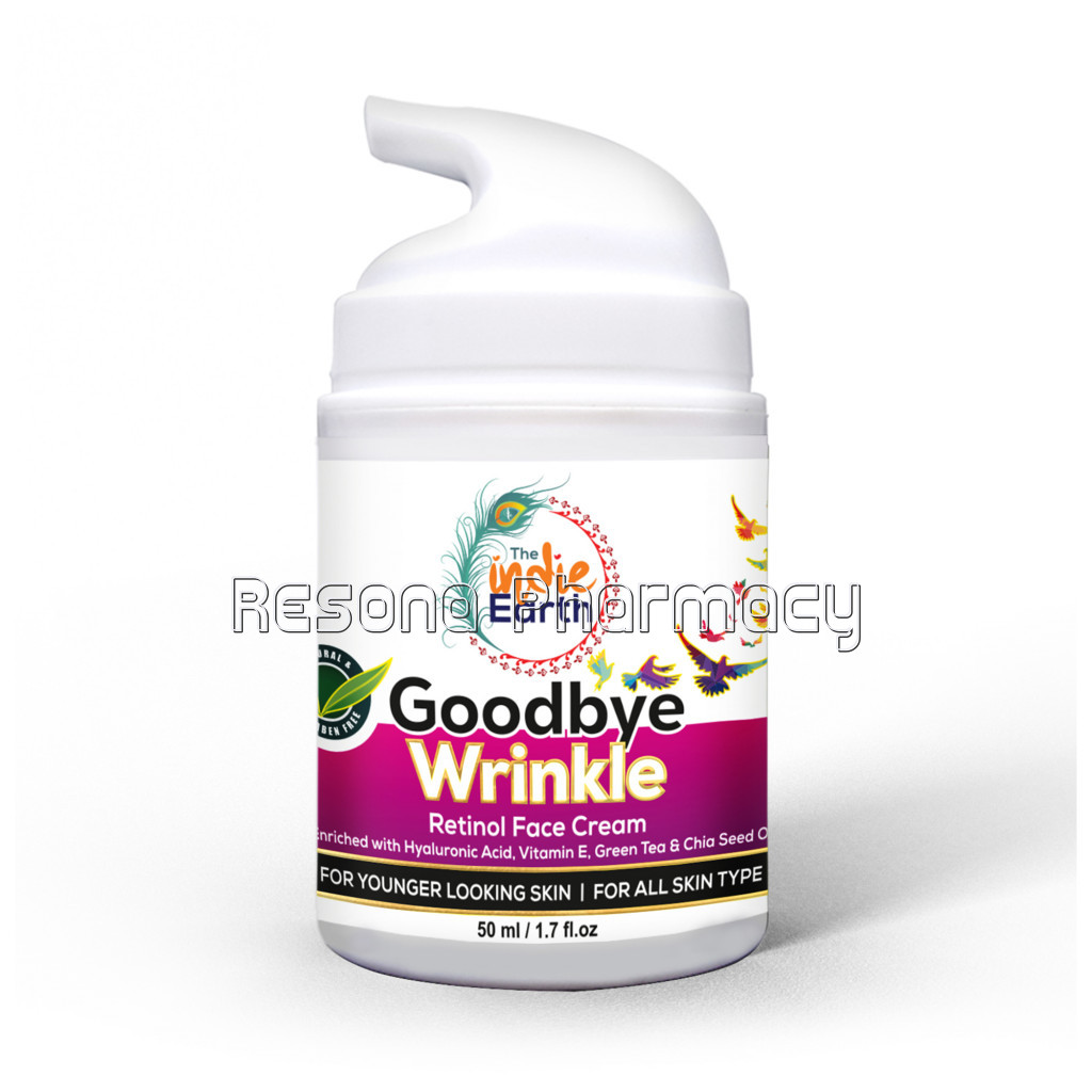 The Indie Earth Goodbye Wrinkle Retinol Face Cream