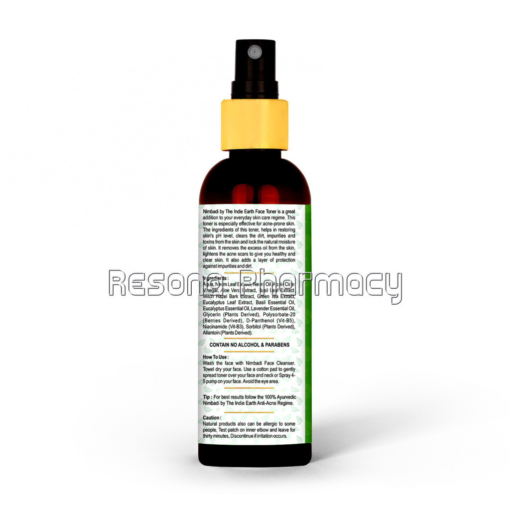 The Indie Earth Nimbadi Anti Acne Pimple Control And Pore Minimizer Face Toner