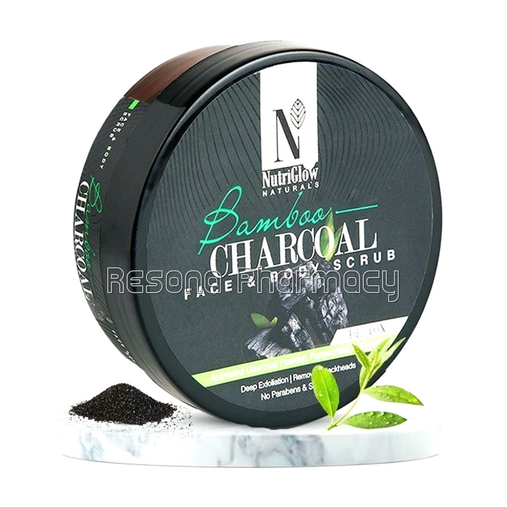 Bamboo Charcoal Face and Body Scrub