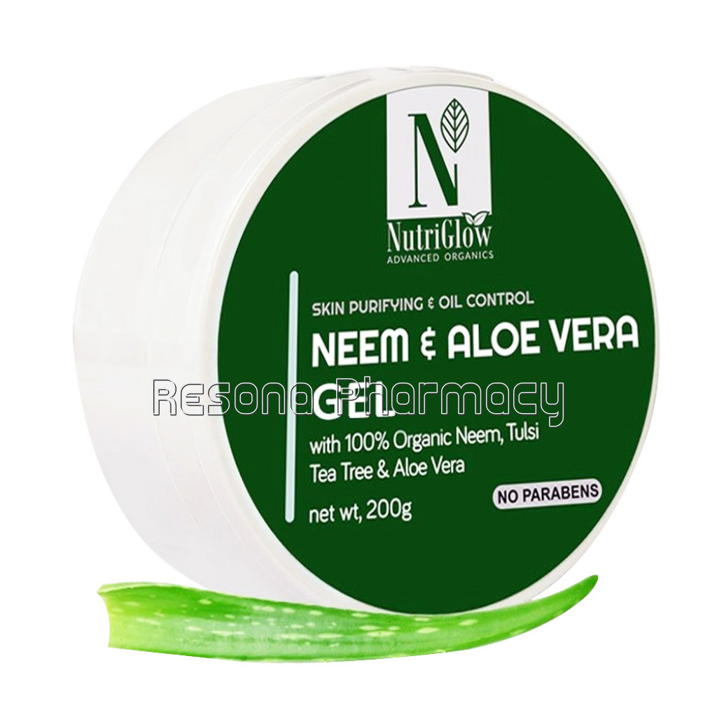 Nutriglow Advanced Organic Aloe Vera Neem Gel